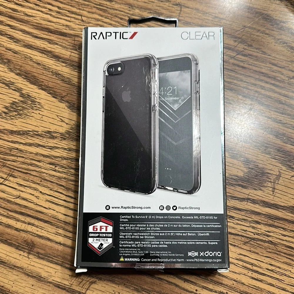 IPhone SE / 8 / 7 Raptic Clear Case - Picture 3 of 3